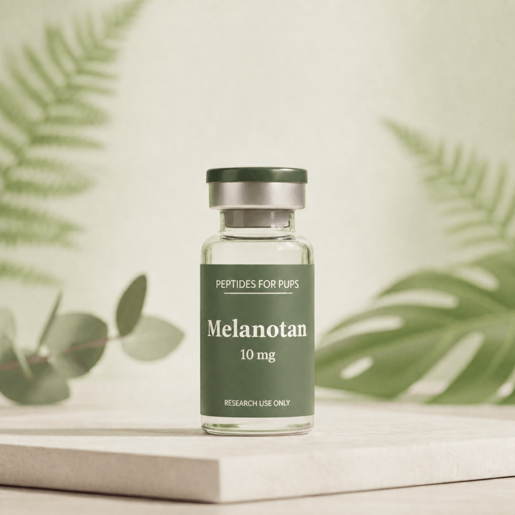 Melanotan I / II 10 mg Peptides for Pups research vial