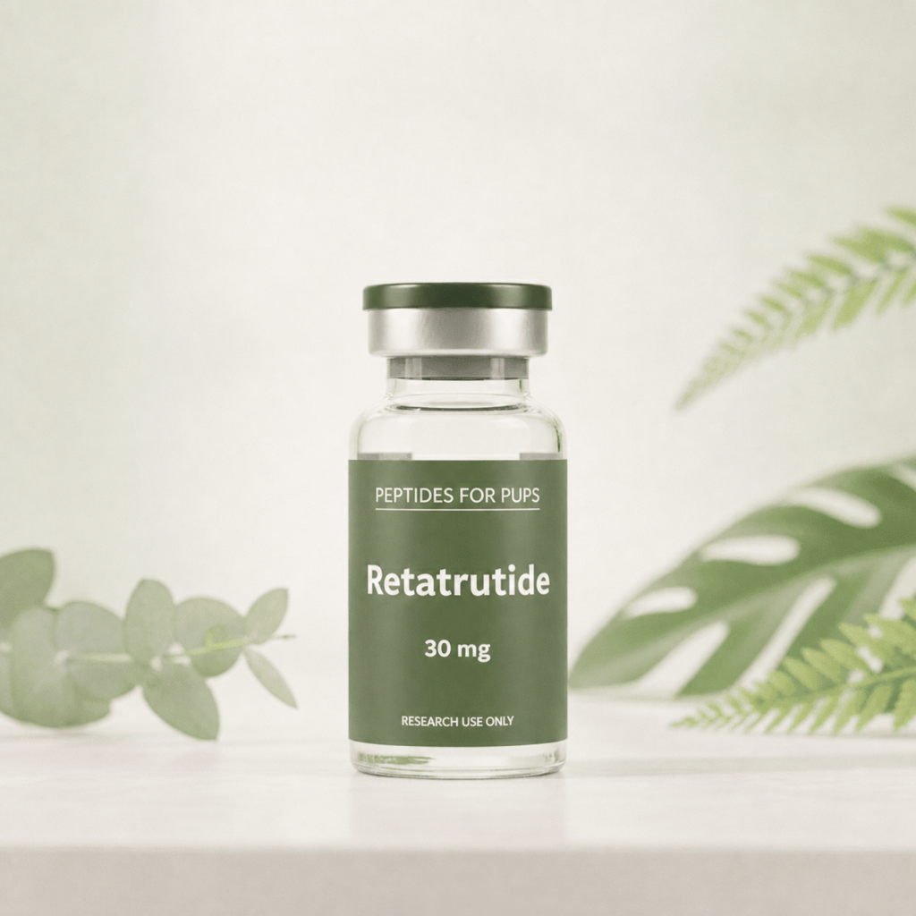 Retatrutide 30 mg Peptides for Pups research vial